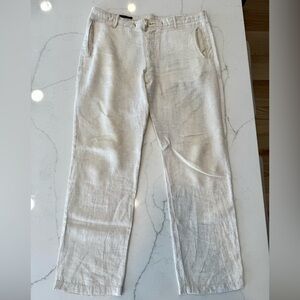 Perry Ellis Linen Pants 33x32